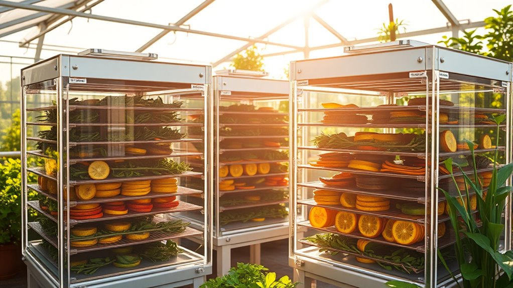 solar powered food dehydration