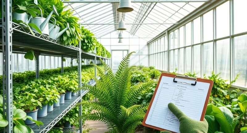 spring greenhouse upkeep checklist