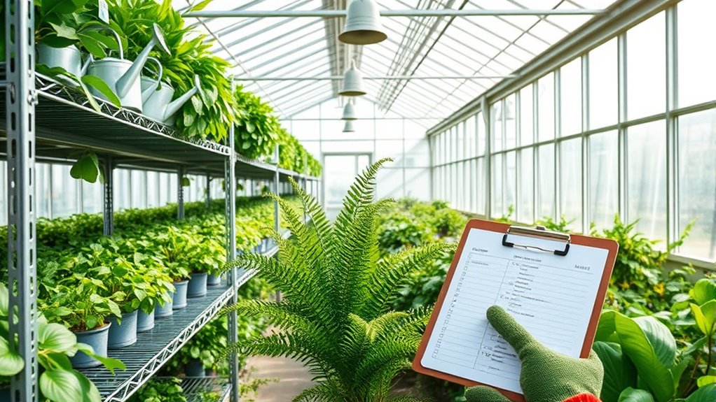 spring greenhouse upkeep checklist