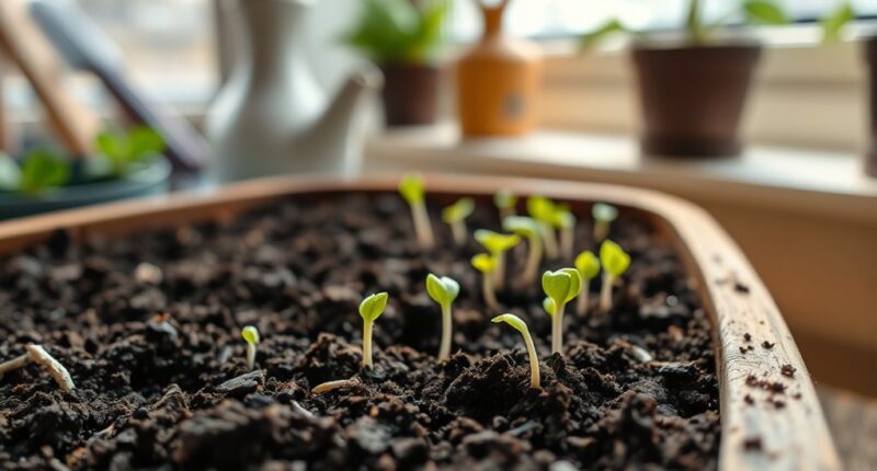 starting seeds early indoors