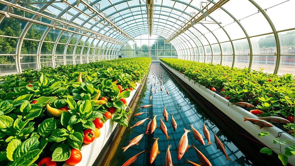 sustainable aquaponic greenhouse design