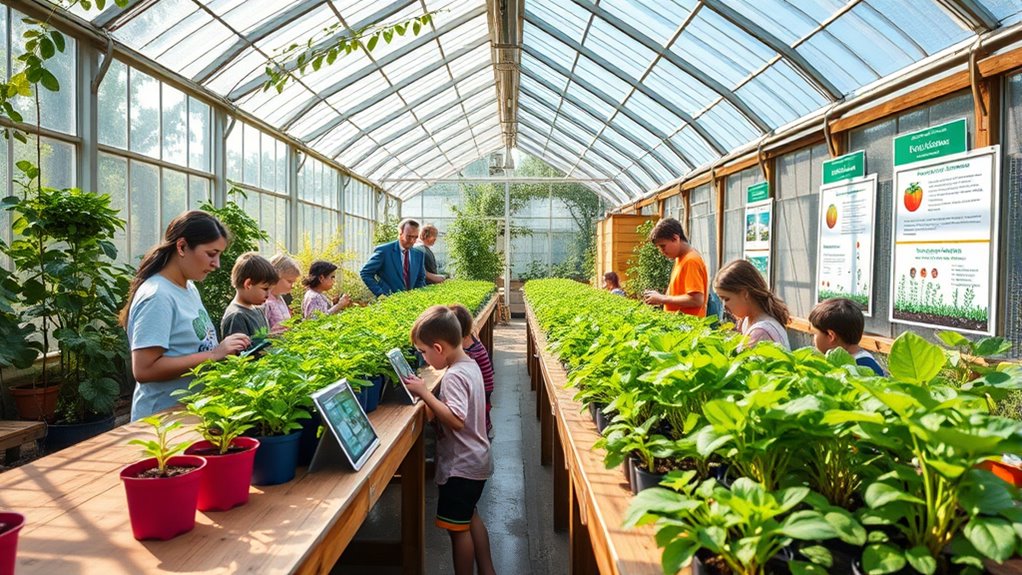 sustainable engaging greenhouse education