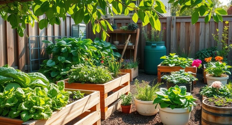 sustainable gardening and waste reduction