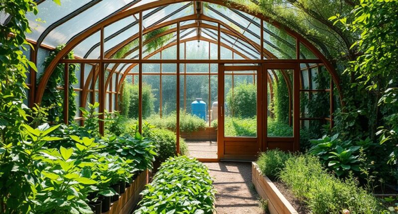 sustainable greenhouse permaculture systems