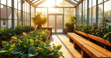 thermal mass stabilizes greenhouse