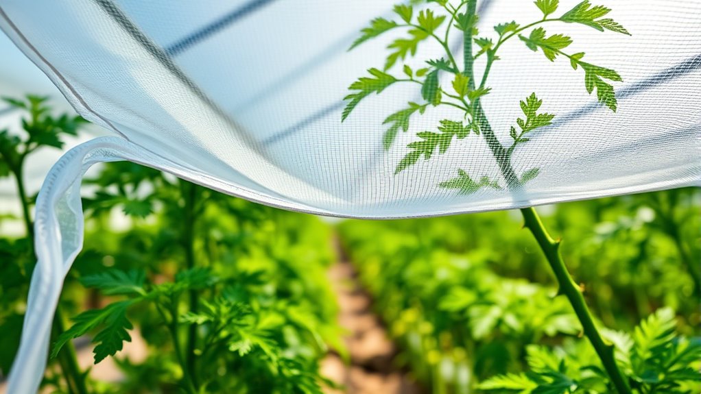 use row covers for pest prevention