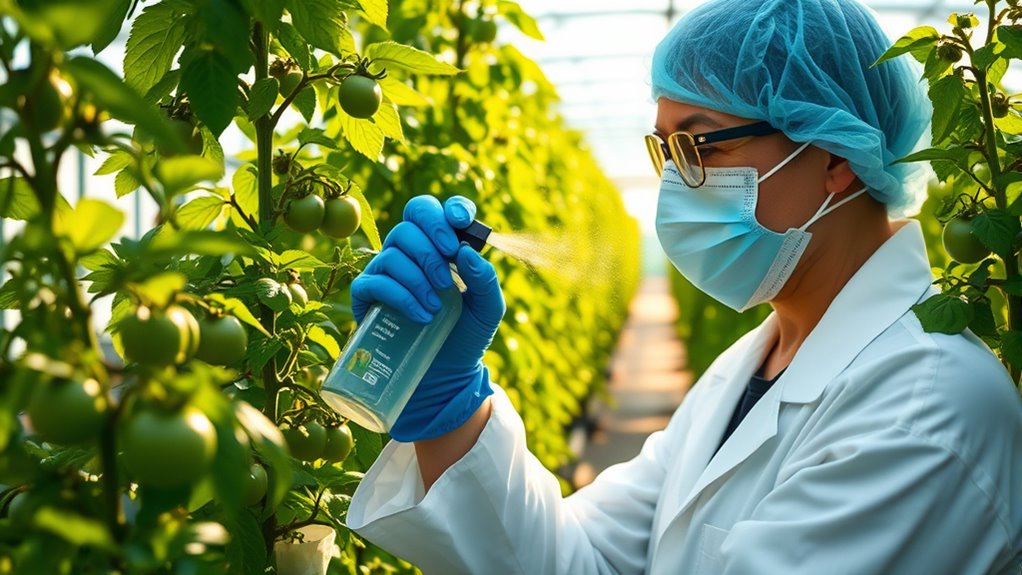 using biological fungicides safely