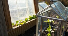 using small protective gardening structures
