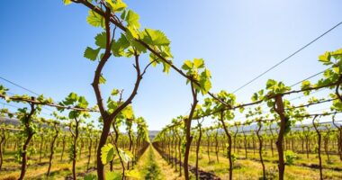 vine pruning and training