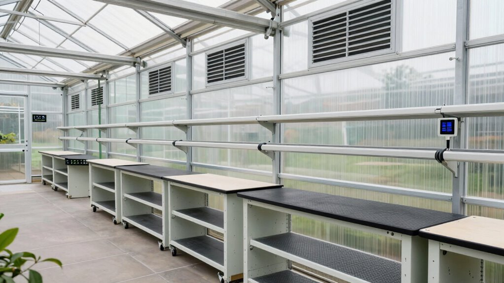 accessible greenhouse maintenance features