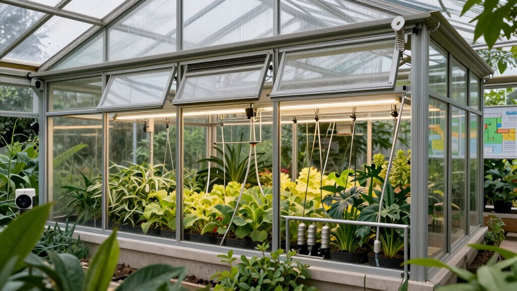 climate based greenhouse setup