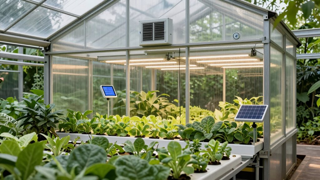 consistent greenhouse climate control