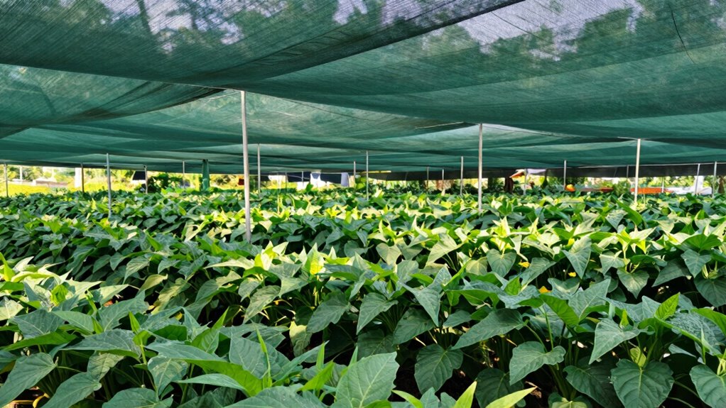 crop protection through shade