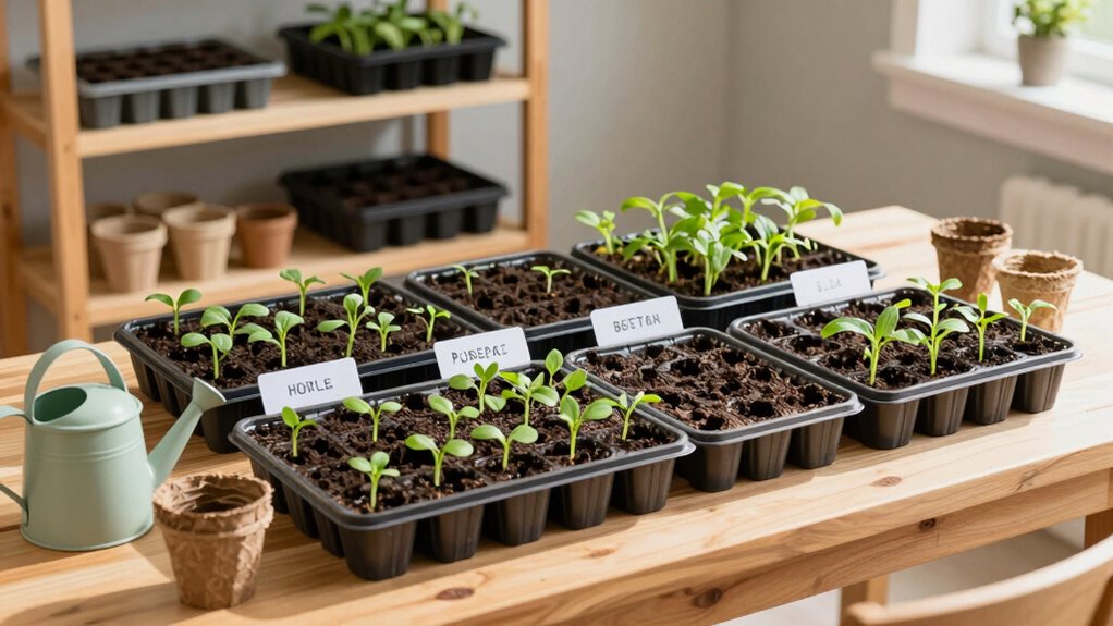 effective seed starting space management