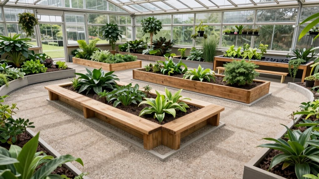 efficient greenhouse pathway design