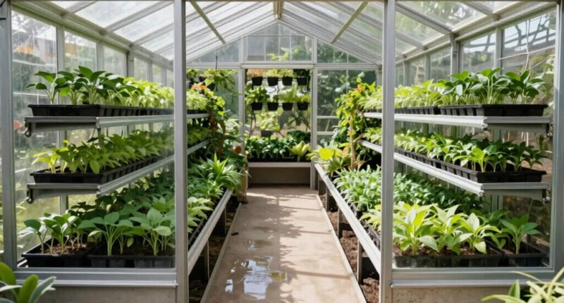 efficient greenhouse space planning