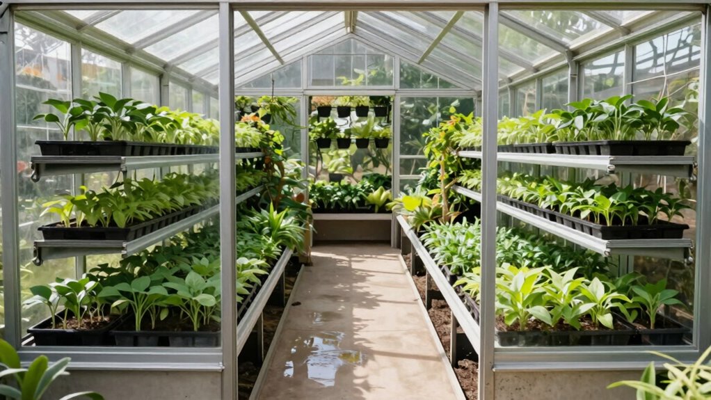 efficient greenhouse space planning