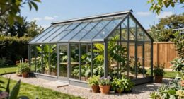 efficient greenhouse yard planning