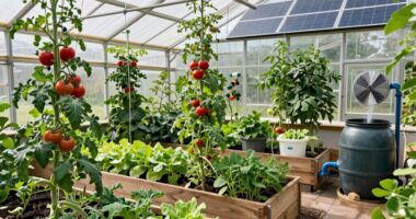 enhance greenhouse for self sufficiency