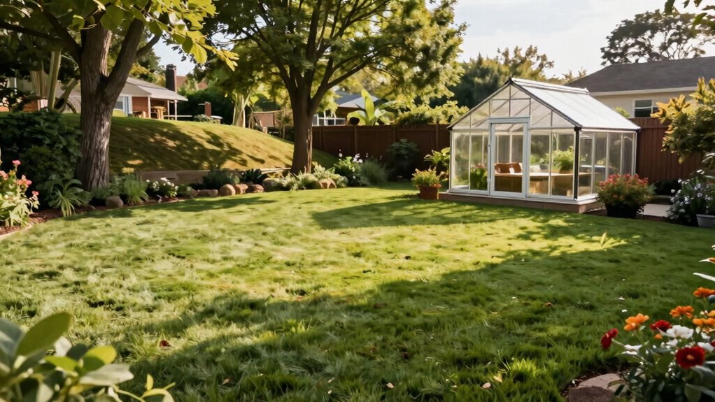 evaluate yard space and light