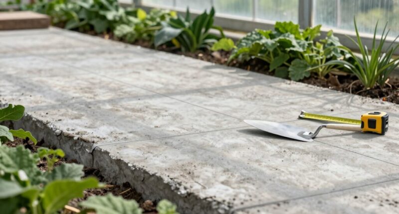 foundation tips for greenhouse