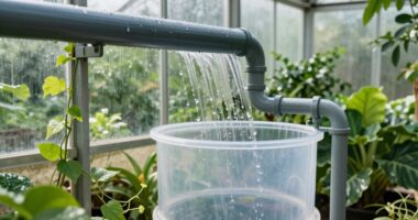 greenhouse rainwater collection