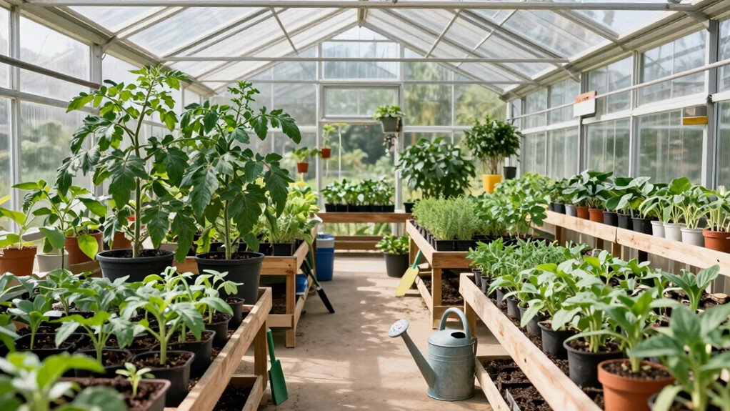 greenhouse size costs maintenance