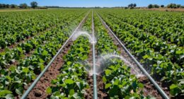 inefficient row watering