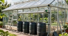 installing greenhouse rainwater system