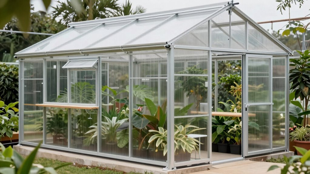 modular adaptable greenhouse features