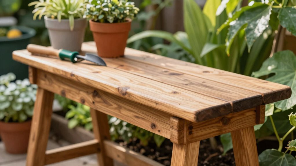 optimal gardening bench height