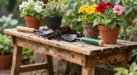 optimal potting bench height