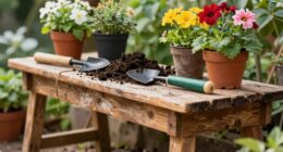 optimal potting bench height