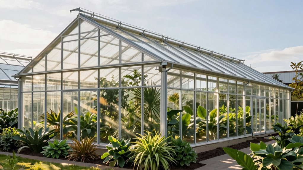 optimize greenhouse sunlight exposure