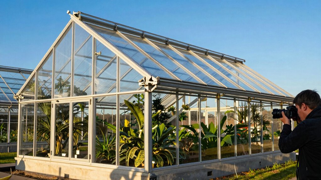 optimize greenhouse sunlight exposure