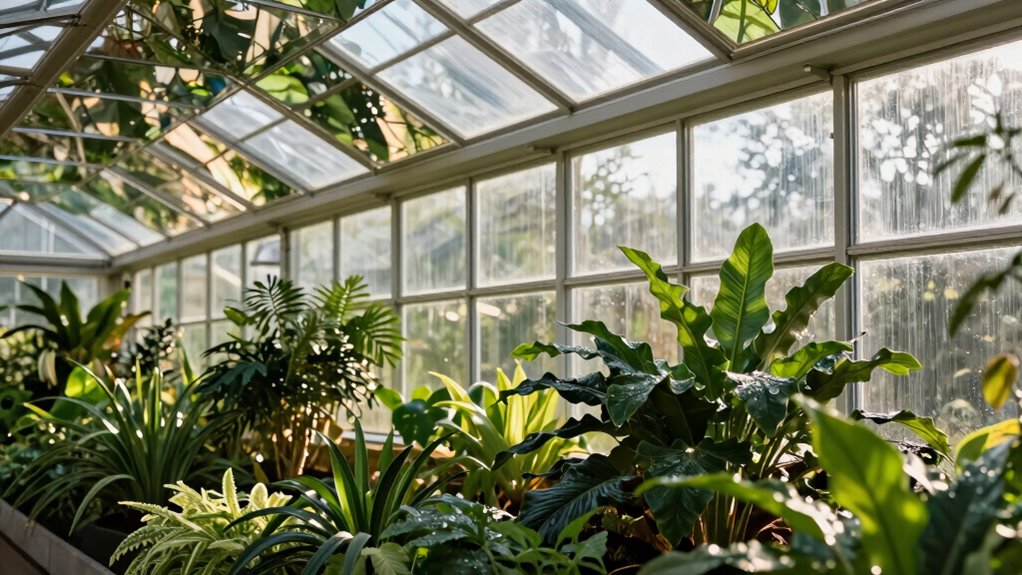 optimize greenhouse sunlight exposure