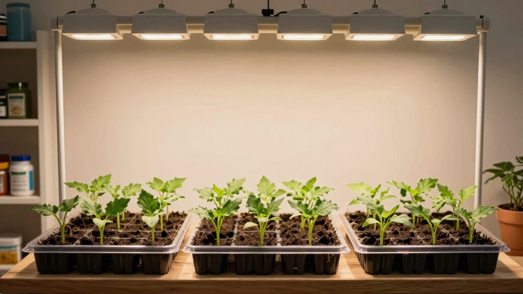 optimize seedling growth lighting
