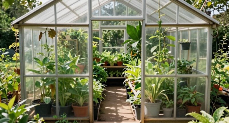 overestimating greenhouse size