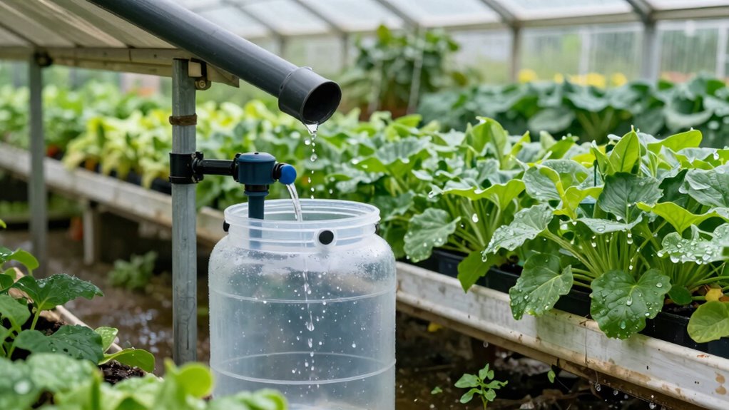 proper rainwater collection setup
