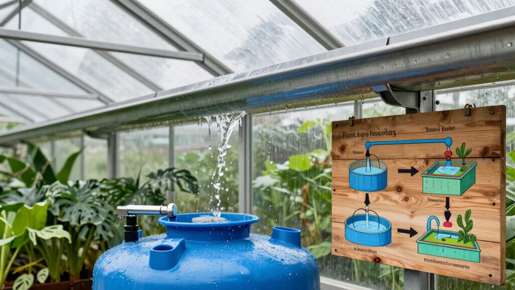 rainwater benefits greenhouse growth