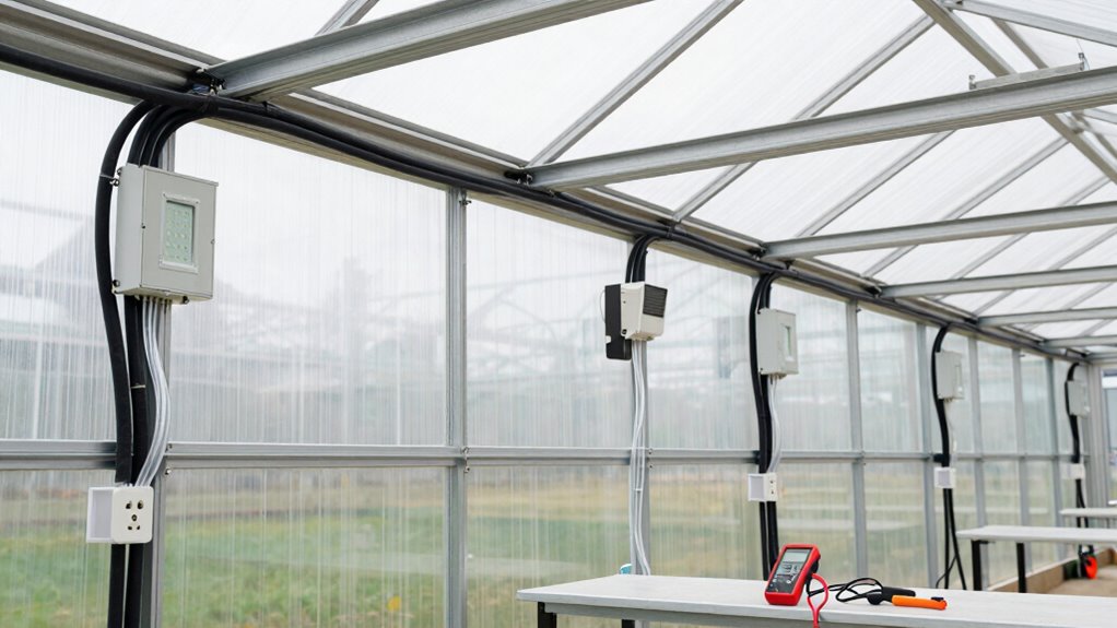 safe efficient greenhouse wiring
