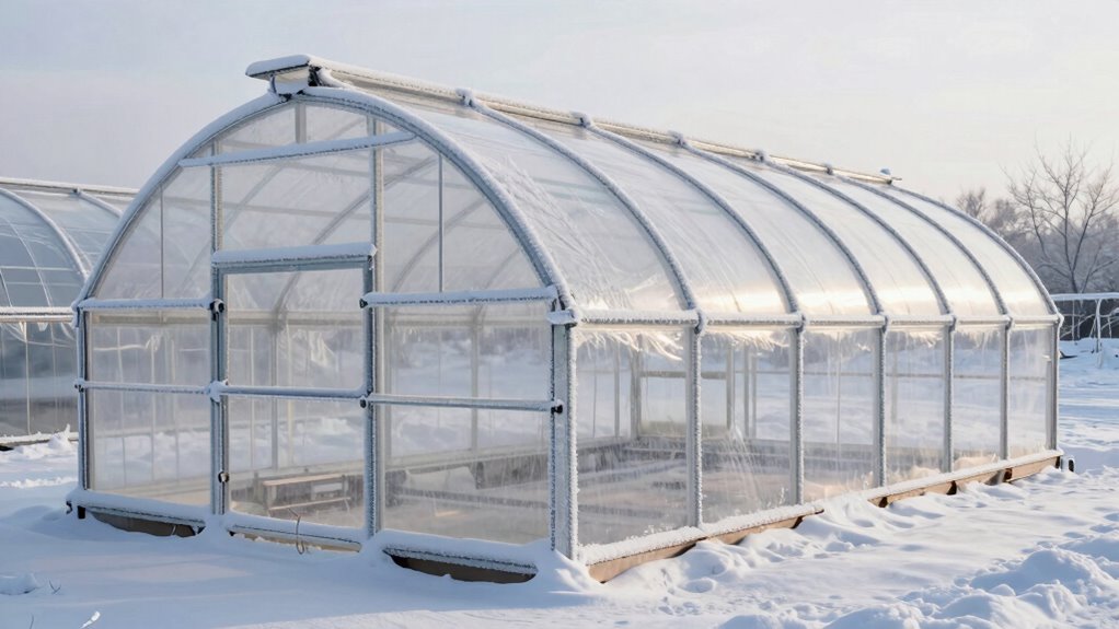 snow resistant greenhouse coverings