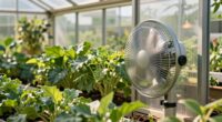 solar powered greenhouse fans