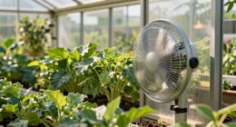 solar powered greenhouse fans