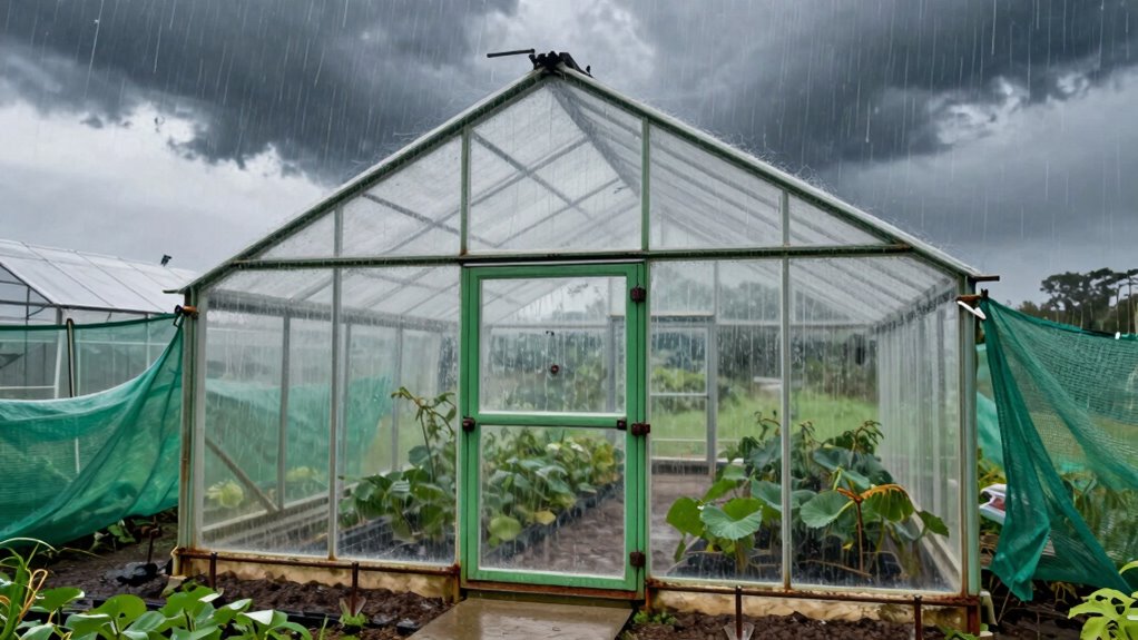 storm proof greenhouse reinforcement