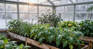 cold weather greenhouse crops