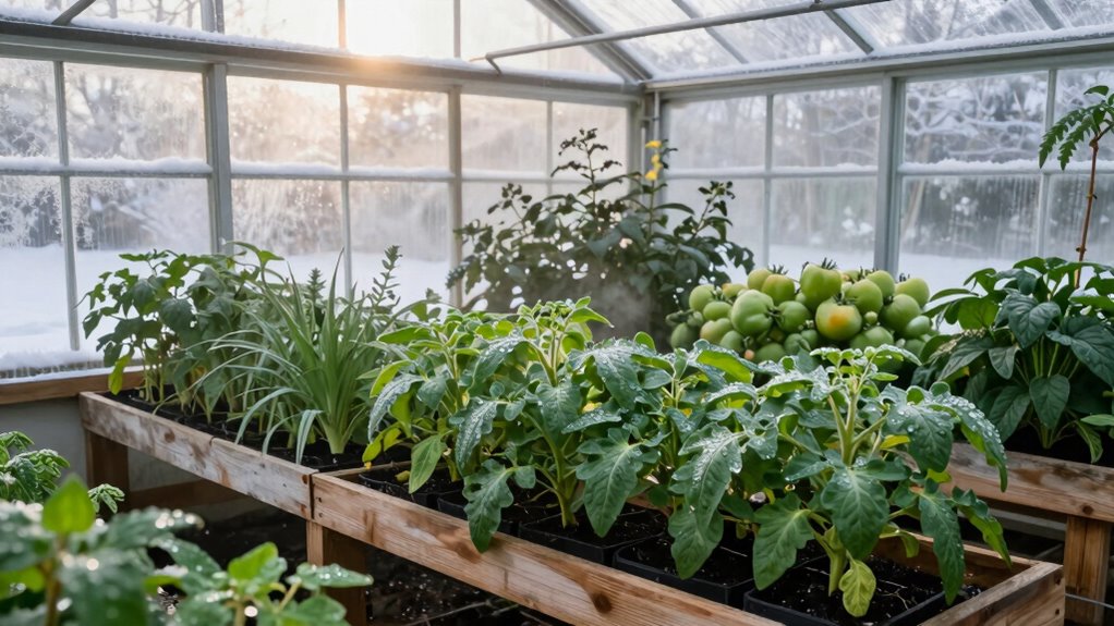 cold weather greenhouse crops