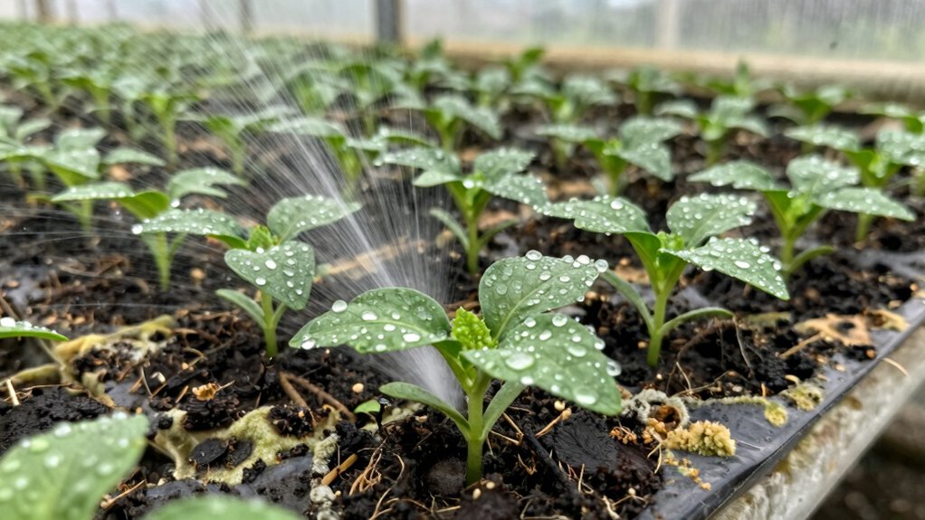 consistent monitored watering practices
