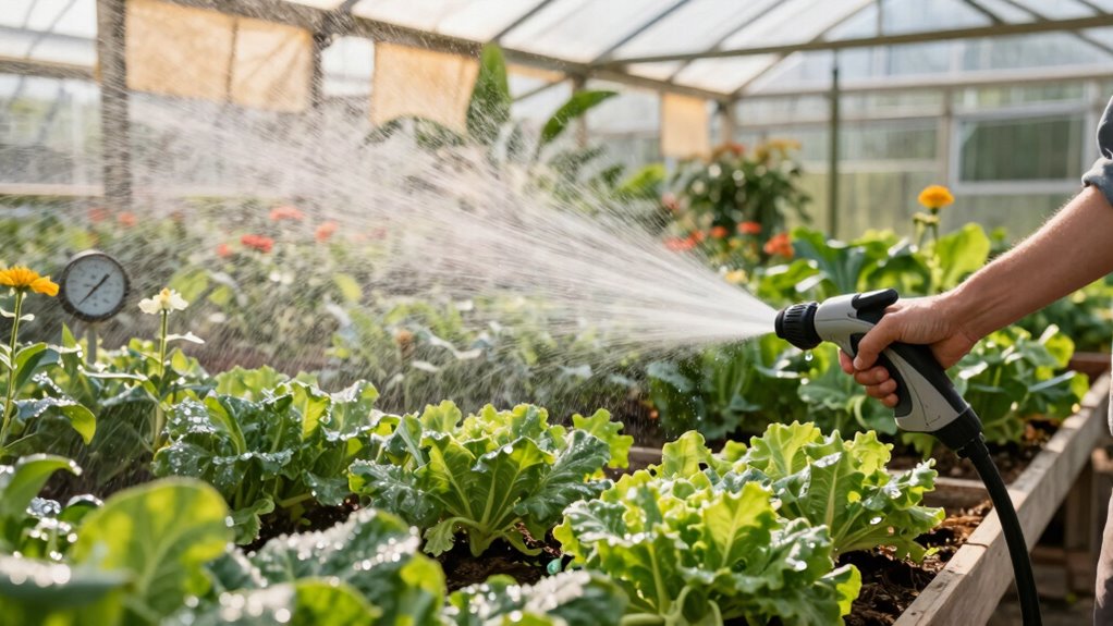 efficient watering and humidity