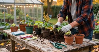 fall greenhouse preparation techniques